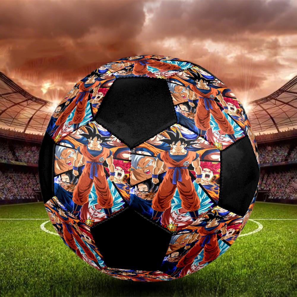 Dragon Ball Indoor Soccer Ball Colorful Machine Stitched PVC Size 5 Team Training Competition Ready Durable High-Bounce Cool Sports Gift