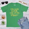 Shamrock St Patricks Day Shirt, Lucky Irish Charm Tee