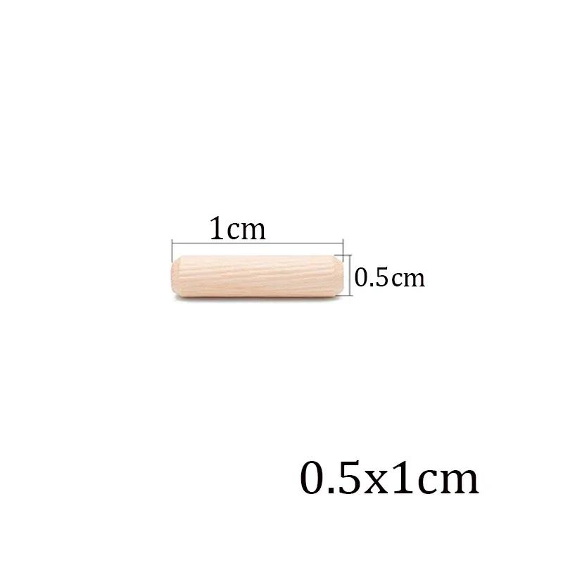 100/50 stücke Holzbearbeitung Dübel Handwerk Dübel Pins Stangen Set Möbel Beschlag Dübel Pin Holz Schrank Schublade Runde Geriffelte Holz