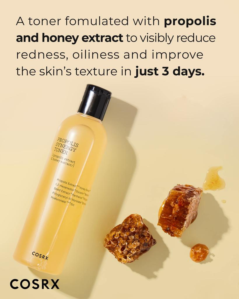 COSRX Propolis Synergy Toner beauty sensitive low honey made in human body application milky basic Korean Korean propolis toner 280ml, moisturizing,