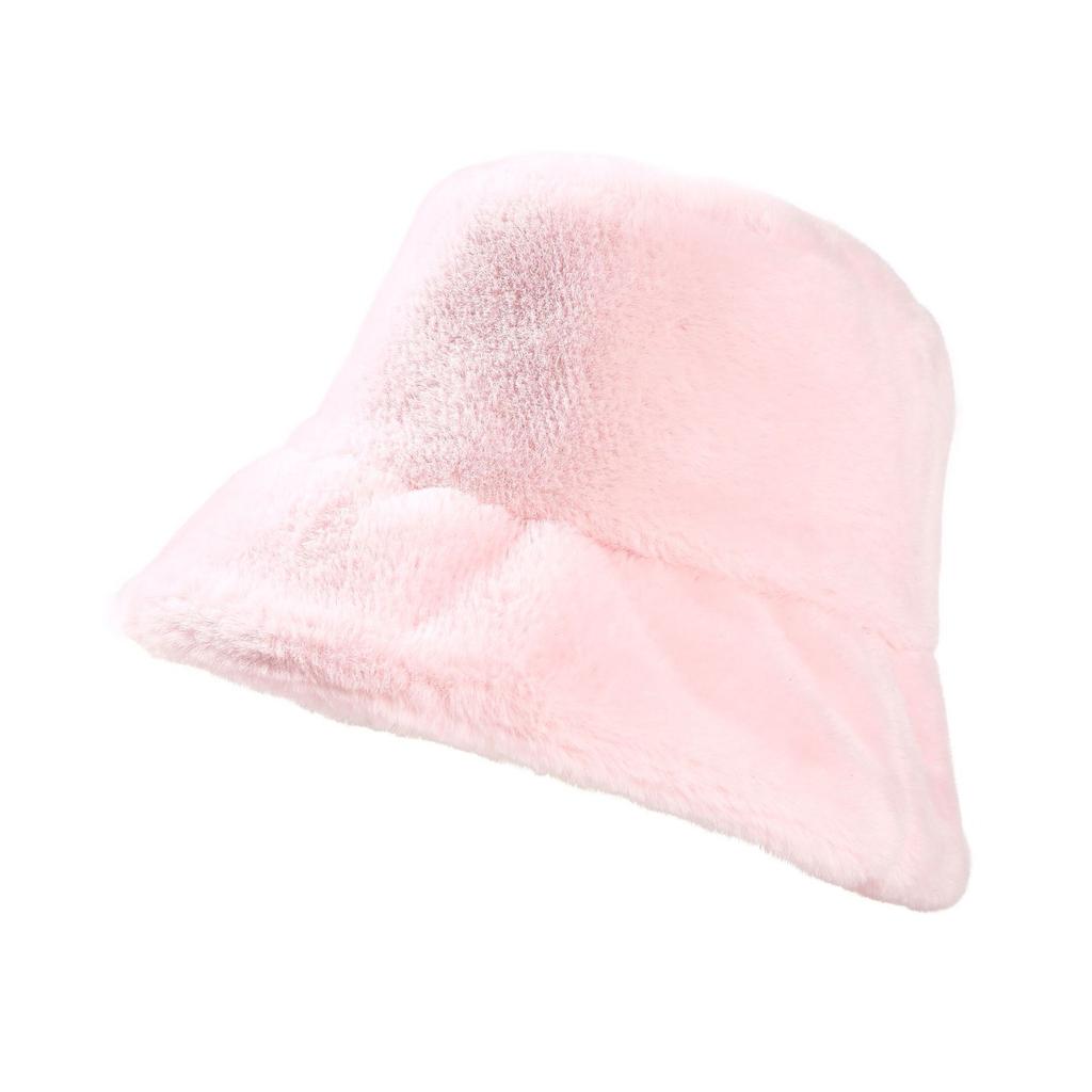 Fischerhut Damen Herbst Winter Plüsch Beckenhut Koreanische Version Lässig Japanische Mode Dicker Pelz Warmer Hut Fabrik Großhandel