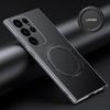 Leather Phone Case for Samsung Galaxy S24 S23+ S23 Plus Magnetic 360°Rotation Stand  Ring Holder Kickstand Cover