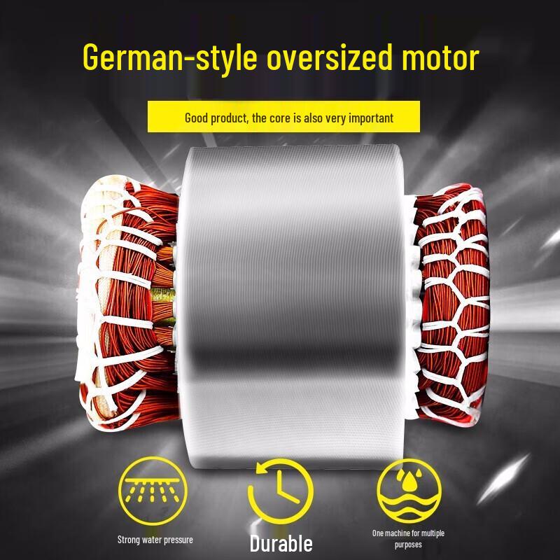 POHIR High-Pressure Washer & Car Cleaner CN Plug (adapter Included)