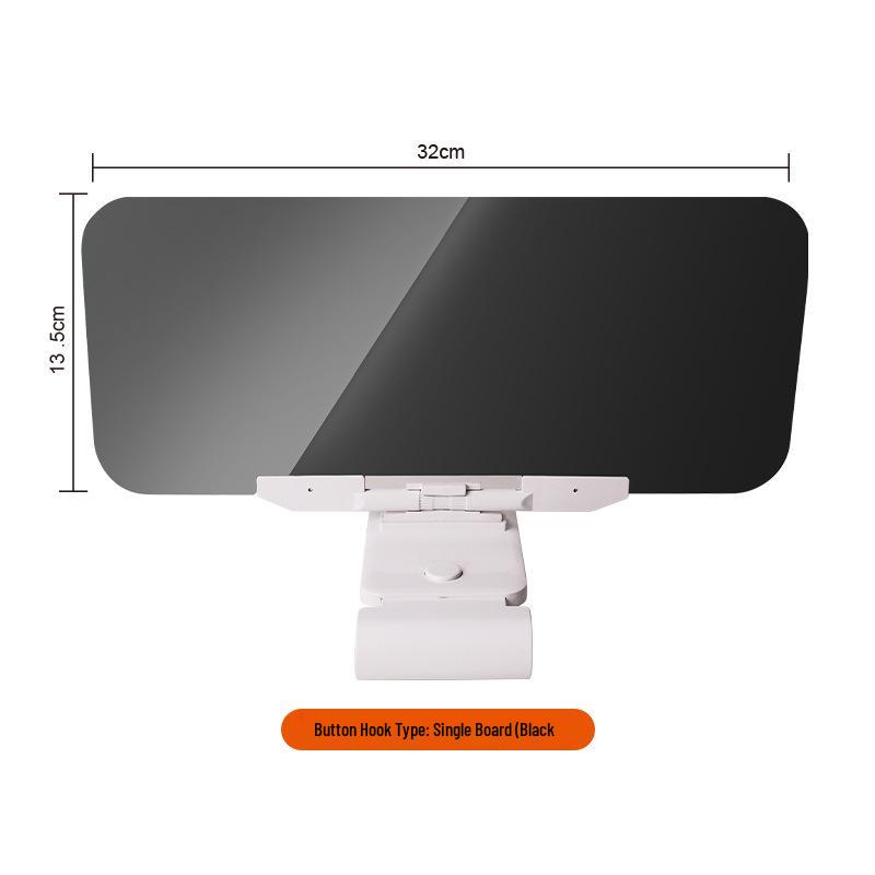 Dual-use Car Anti-glare Sun Visor and Mirror for Day and Night