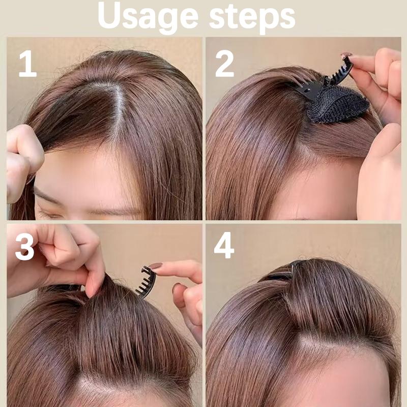 2/3ks Kamínková Neviditelná Nadýchaná Houbička Sponka do Vlasů Linii Vlasů Obličeje Základ pro Objem Pudrová Houbička Make-up Vlasový Styling Vlasové Doplňky