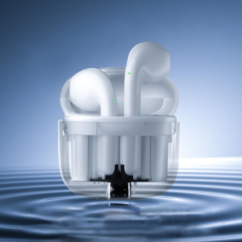 

Transparent Charging Compartment, Low-Power Wireless Music Bluetooth Earphones белый