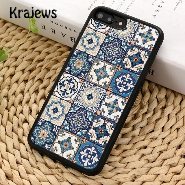 Moroccan Tiles Pattern Phone Case Cover For iPhone 17 Air 16 15 14 plus 12 13 pro max coque Shell Fundas
