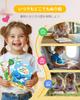 TECJOE Watercolor Coloring Book Set of Thick Watercolor Painting Books with 6 Educational Toy for Birthday Gift Children's 3, (Animals, Sea,