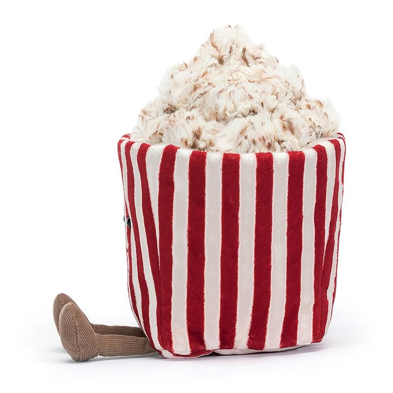 JELLYCAT Fun Food Series Fun Popcorn Cute Doll Plush Doll 18cm Tall