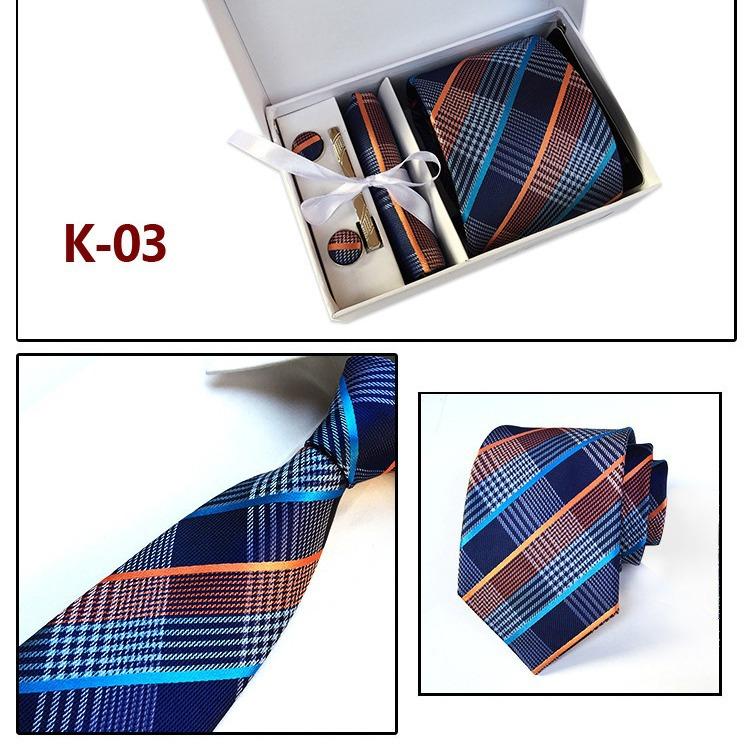 Herren-Krawatten-Geschenkbox 6-teiliges Set Gruppenkrawatte Business-Krawatte