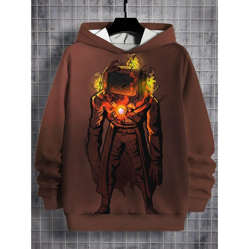 Skibidis 3D Print All Seasons Children Casual Sweatshirt Cool Pullover Tops Unisex Clothes Boy Girl Hoodies