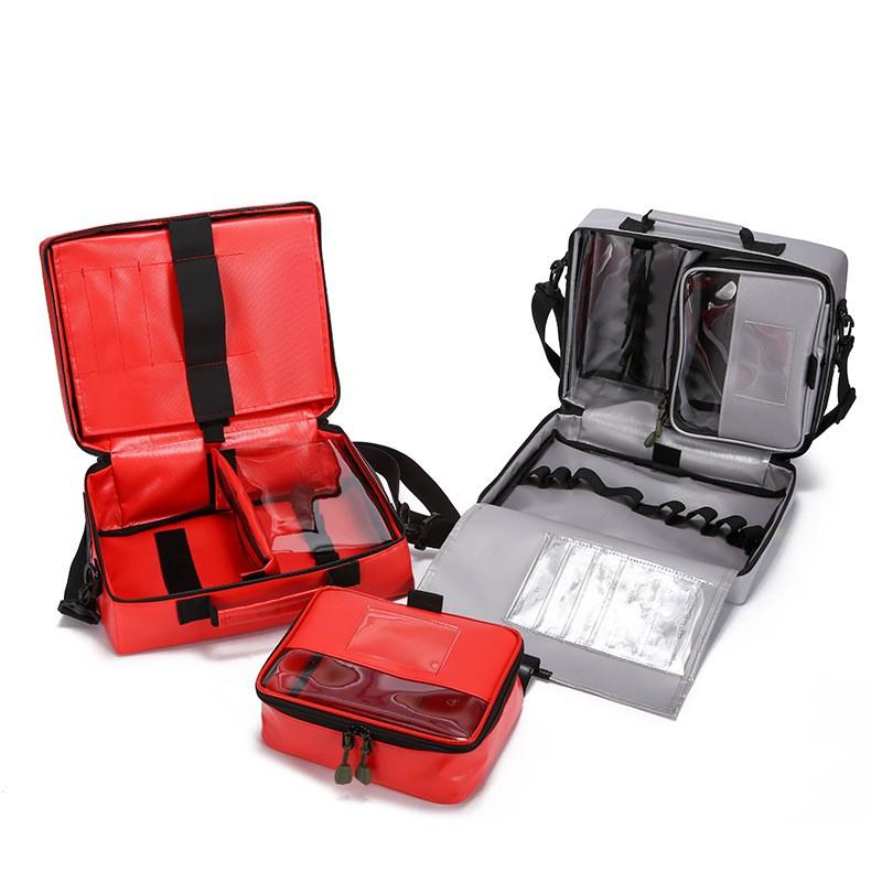 Waterproof Durable Medical First Aid Bag With Wipeable Sanitizable Surface Emergency Kits Healthcare Professionals