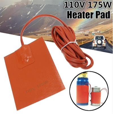 Engine Heater Oil Pan Tank Car Truck Start Pre Heater 175w 110v Silicone Hot Pad