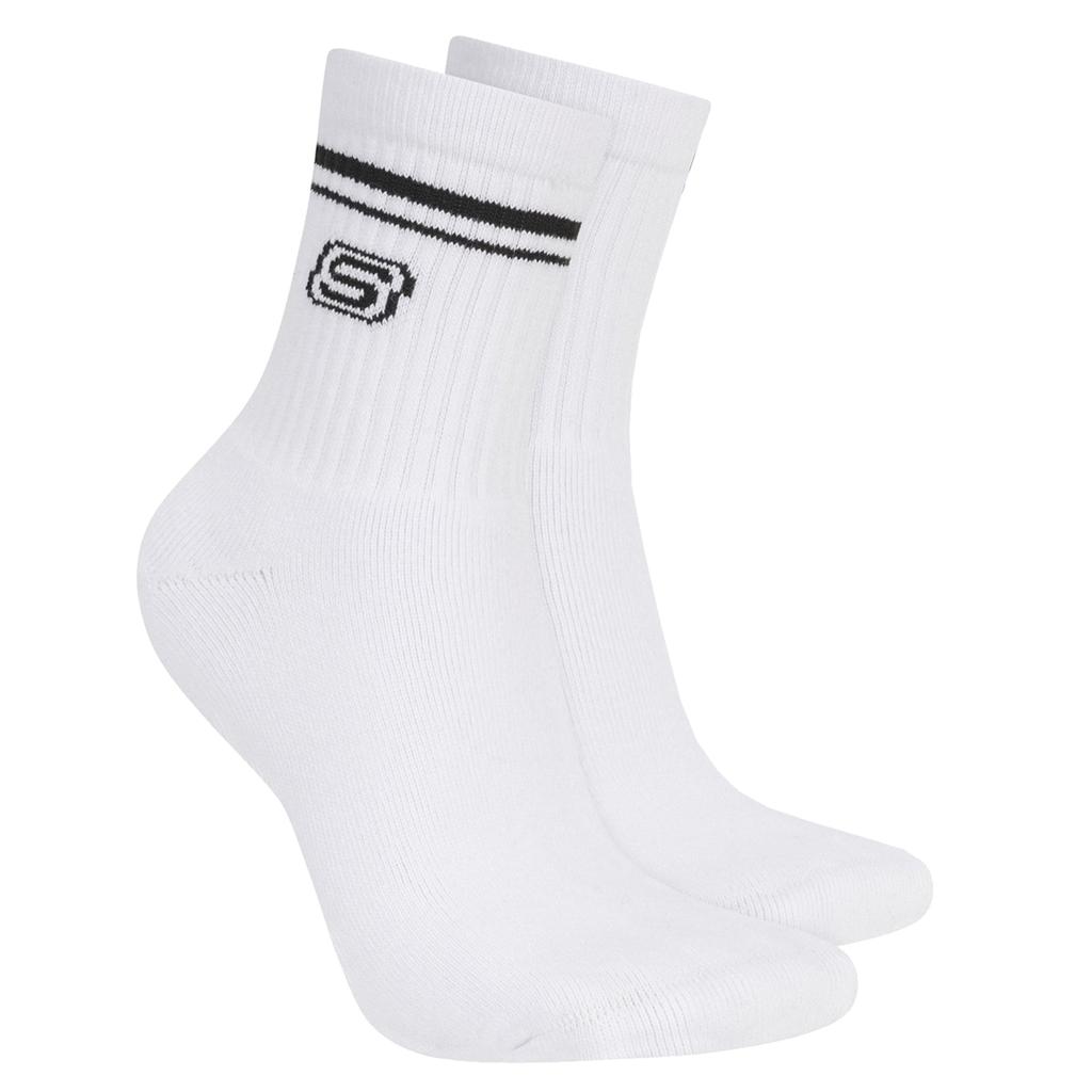 Skechers 3pk Wpk Wmn Ls Low Crew, Unisex white Socks
