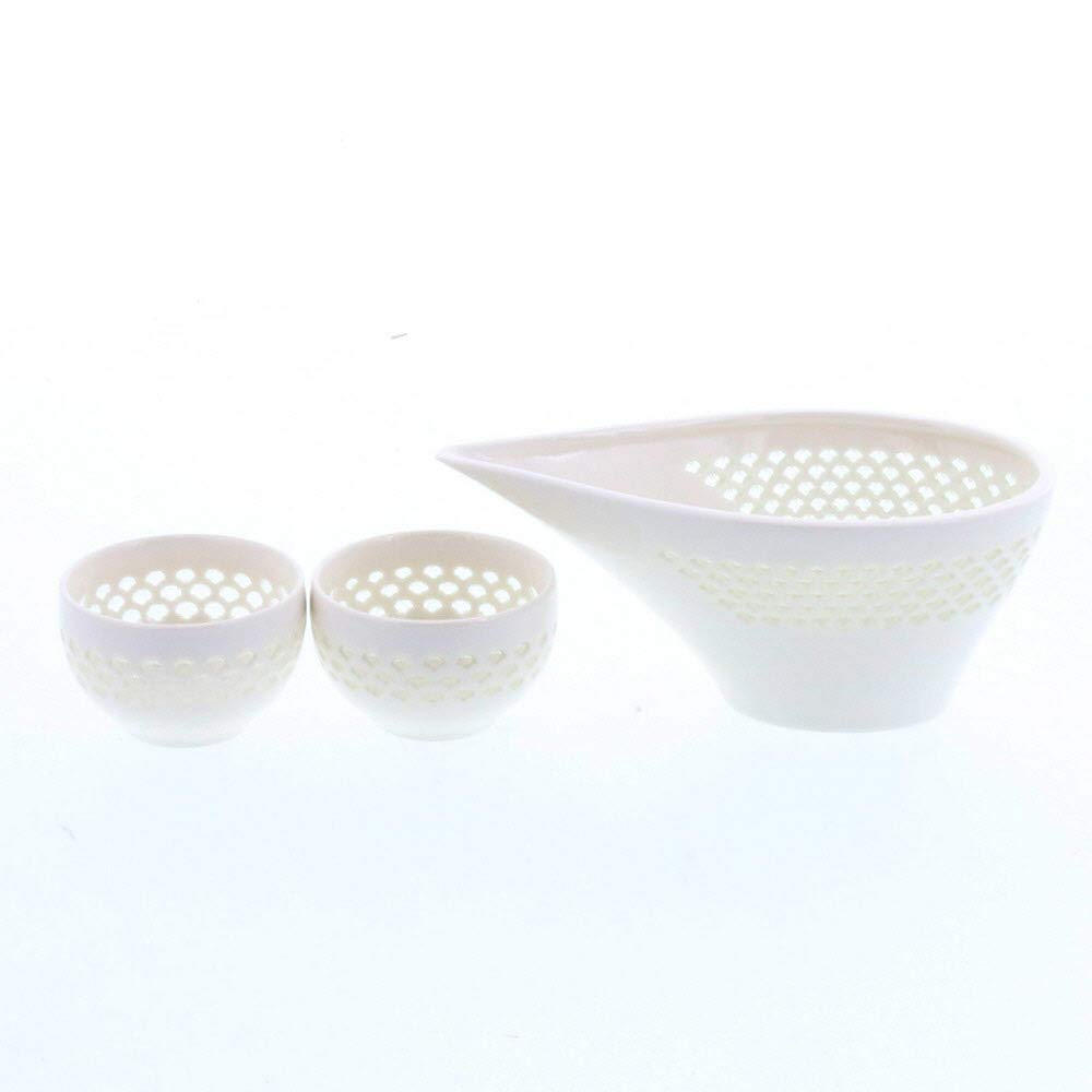Tableware East Sake 1 Katakuchi and 2 Sake Gift Pair Tableware Gift Set, Hotaru-de, Cups, Boxed, Set, Set,