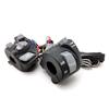 Pair 7/8" Motorcycle Handlebar Switch Assembly Indicator Start Button w/ Light