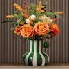 AS60-Room Aesthetic Flower Arrangement Colorful Vase Plant Pot Table Ornament Floral Decoration