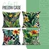Tropical Plant Leaves Pillowcase Printed Polyester 40/45/50Cm Throw Pillowcover Decorative Sofa Cushion Pillowslip Home Decor