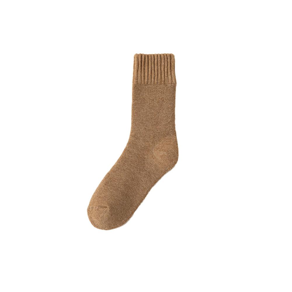 Winter Cold-resistant Cashmere Socks for Men, Winter Thickened and Fleece Warm Mid-calf Socks, Super Thick Snow Socks Mid-calf Socks