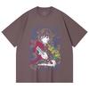 230 Gsm 100% Cotton Demon Slayer V47 Tomioka Print Unisex Heavy Cotton T Shirt