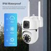 AIOOK Venkovní PTZ CCTV IP bezpečnostní kamera Bezdrátová WIFI 4MP HD 360 vodotěsný video monitor Mini kamera