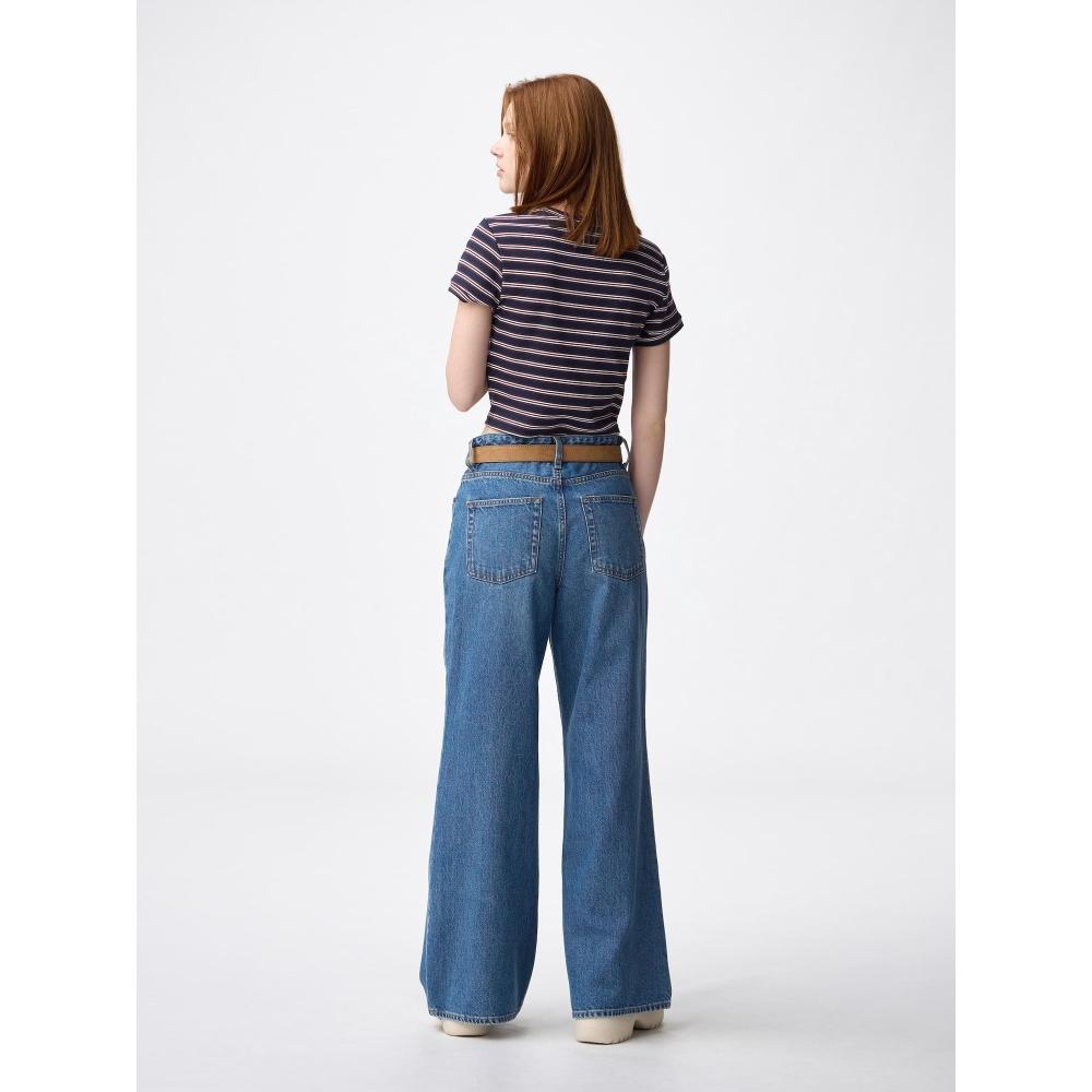 Gu Relax Wide Flare Jeans Ntq+e