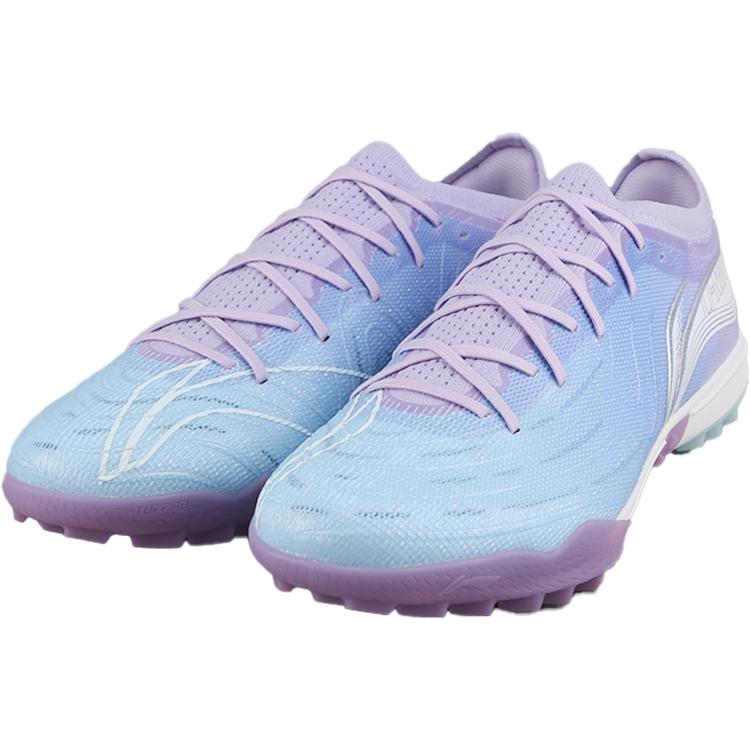 Li Ning Soccer Shoes Men's Low top Blue Purple YSTV031-1