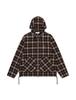 Yeseyesee Plaid Wing Jacket Brown