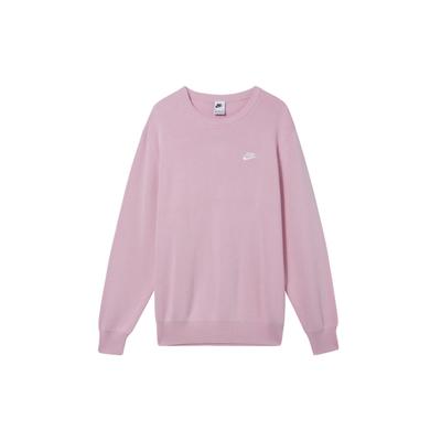 Nike Club Comfortable Casual Pullover Crewneck Long Sleeve Sweatshirt Men Sweatshirt Foam-Pink FQ2913-663