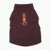 Pet clothes, dog autumn and winter fleece traction buckle, color