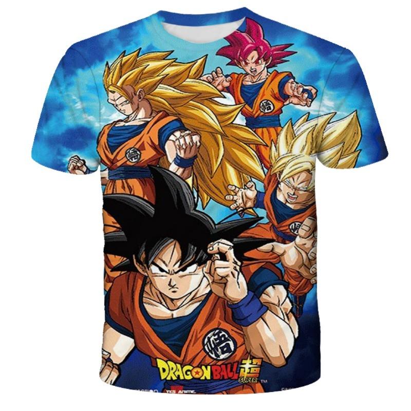 

Dragon Ball Super Vegeta Super Saiyan Blue 3D Print T-Shirt Men Women Kids Anime Fans Streetwear S