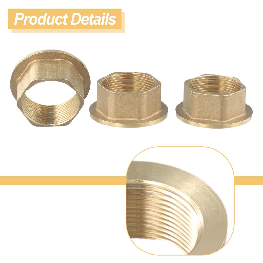 Tool Backnut Brass Kitchen For Kitchen Gold High-Quality Monobloc Mixer Tap Backnut 32mm Brass Brand New Exquisite