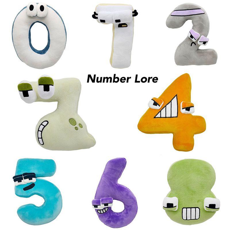 Adorable Number Lore Plush Baby Doll Soft Stuffed Educational Toy Home Decor Xmas Gift