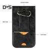 Mobile Phone Belt Bag Cellphone Holster for Blet Smooth Faux Leather Snap Closure Solid Color Regular Fit Portable Men Belt Pouch