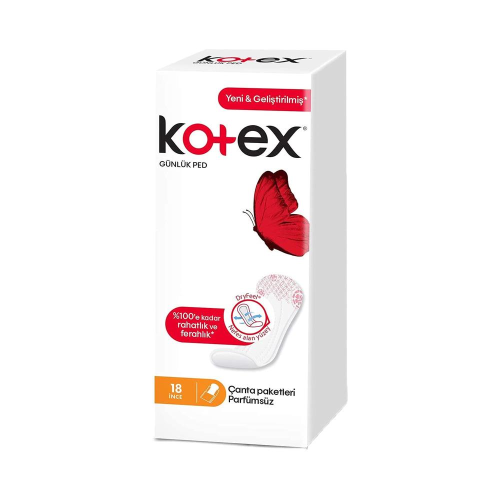

Kotex Тонкие ежедневные прокладки без запаха 18шт.