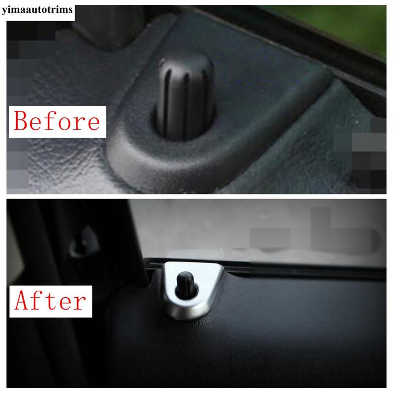 Car Inner Door Bolt Lock Decoration Cover Cap Trim Accessories For Mercedes-Benz VITO Viano V Class Valente Metris 2014 - 2025