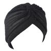Comfortable Shiny Hijab Caps Elastic Wrap Style Islamic Headband Breathable Soft Polyester Head Wrap Cap Hair Loss