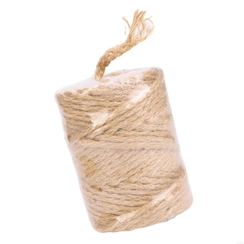 Natural Fiber Twine Multipurpose Heavy Duty Wrapping Rope String For Handmade Craft Gardening Home Decoration Packaging