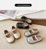 Girls' 2026 Spring/Autumn Leather Soft Sole Princess Loafers - Breathable, Closed-Toe Versatile Shoes