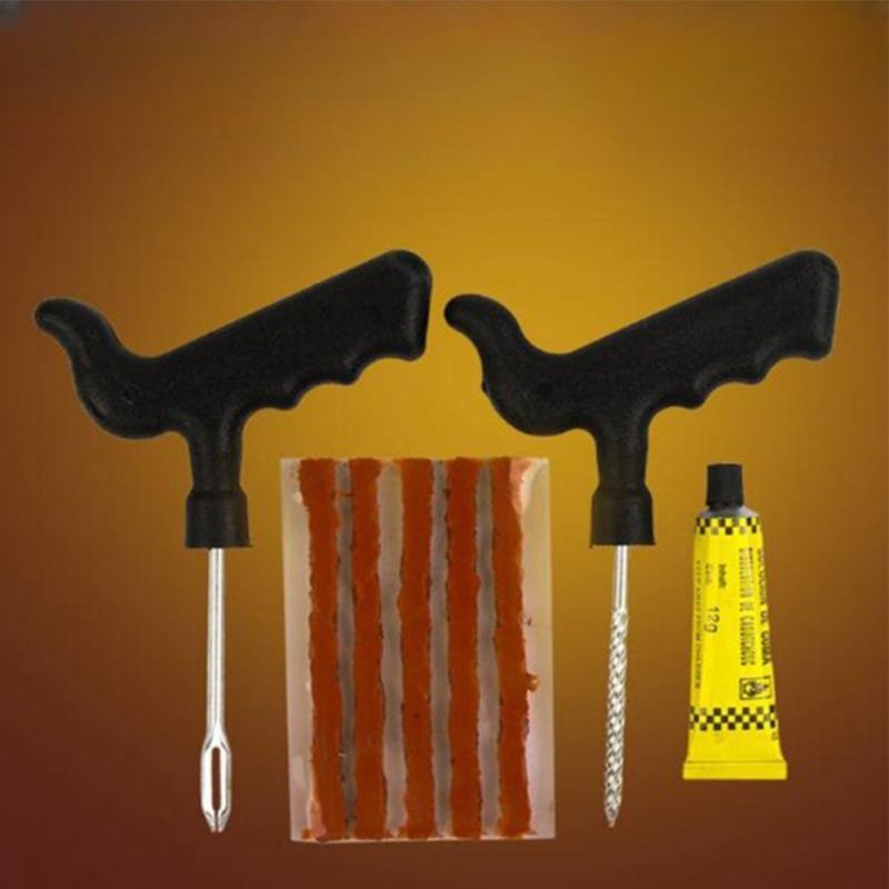 Car Tire Quick Repair Kit Auto Motorcycle Bicycle Vacuum Tire Puncture Plug Emergency Glue Practical