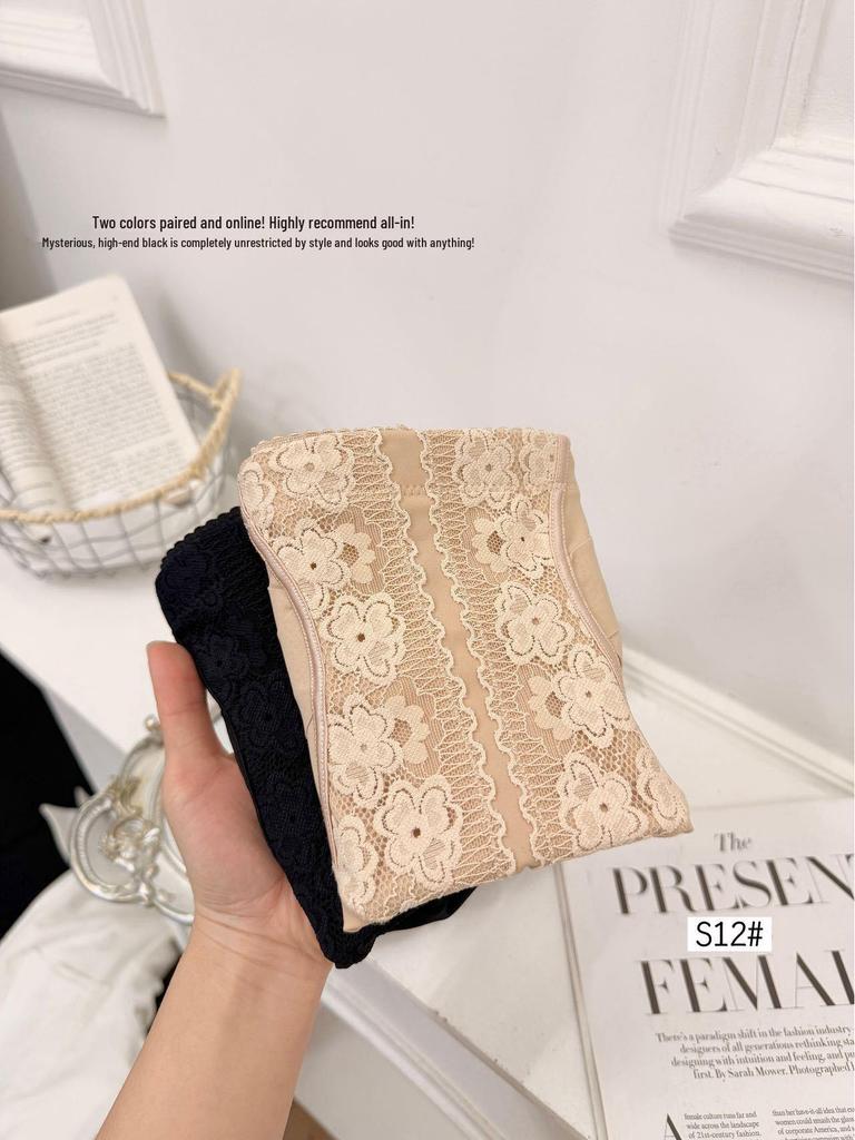 Cool Silk Lace High-Waisted Tummy Control Shaping Shorts with Butt Lift