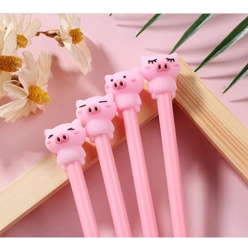 1Pc Cartoon Pink Pig Pen for School & Office | Smooth Writing & Quick-Drying Back To School Gifts During The Back To School Season Suitable for Scho
