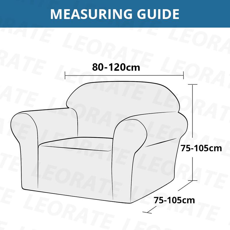 Jacquard Polyester Armchair Sofas Cover General Living Room Soft Covers Large 1 Seat Sofa Elastic Furniture Dinning Senior 1Pc