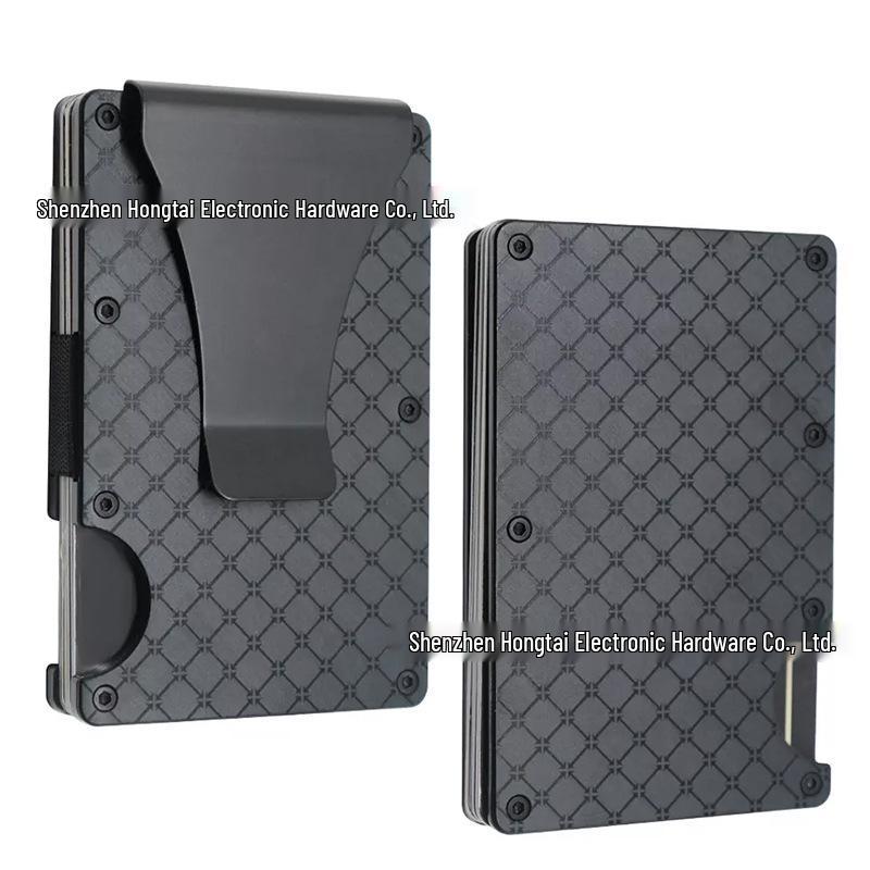 New RFID Blocking Carbon Fiber Wallet with Money Clip