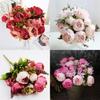 Colored Artificial Peony Flowers Perfect For Home Party Decoration**