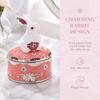 Enamel Jewelry Organizer Zinc Alloy Decorative Trinket Box  Earring Ring Storage