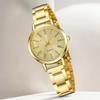 Ladies Graduated Dial Steel Belt Quartz Watch