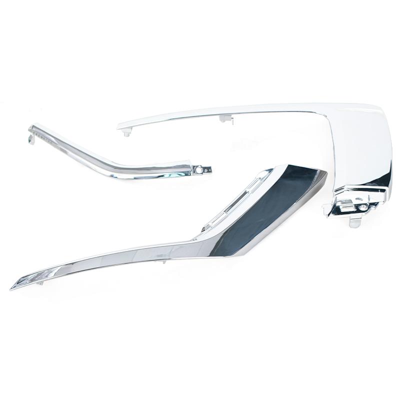 For Mitsubishi Outlander 2016 2017 2018 2019 2020 2025 Front Bumper Fog Light Chrome Molding Strip Car Accessories