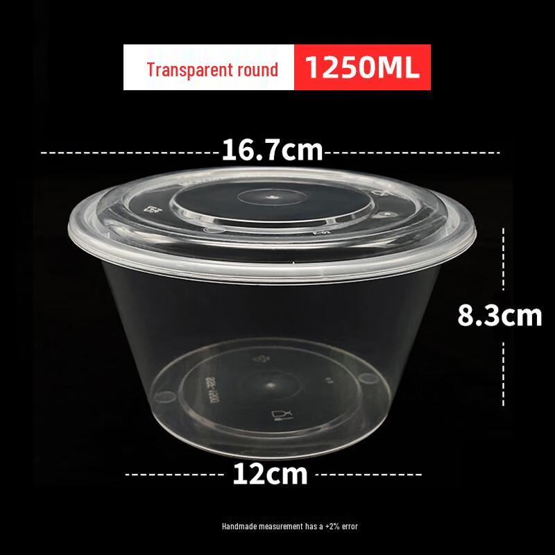 Disposable Plastic Meal Prep Containers