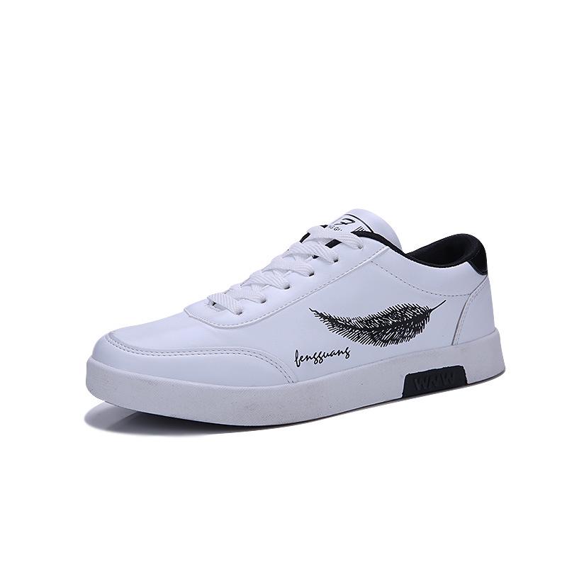 Men's Spring Men's Shoes 2026 New Casual Shoes Men's White Low-top Board Shoes Youth Sports Shoes